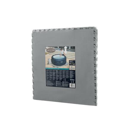 3. Bild von Bodenschutzfliesen-Set 'Lay-Z-Spa®' grau 216 x 216 cm