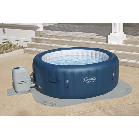 5. Bild von Bodenschutzfliesen-Set 'Lay-Z-Spa®' grau 216 x 216 cm