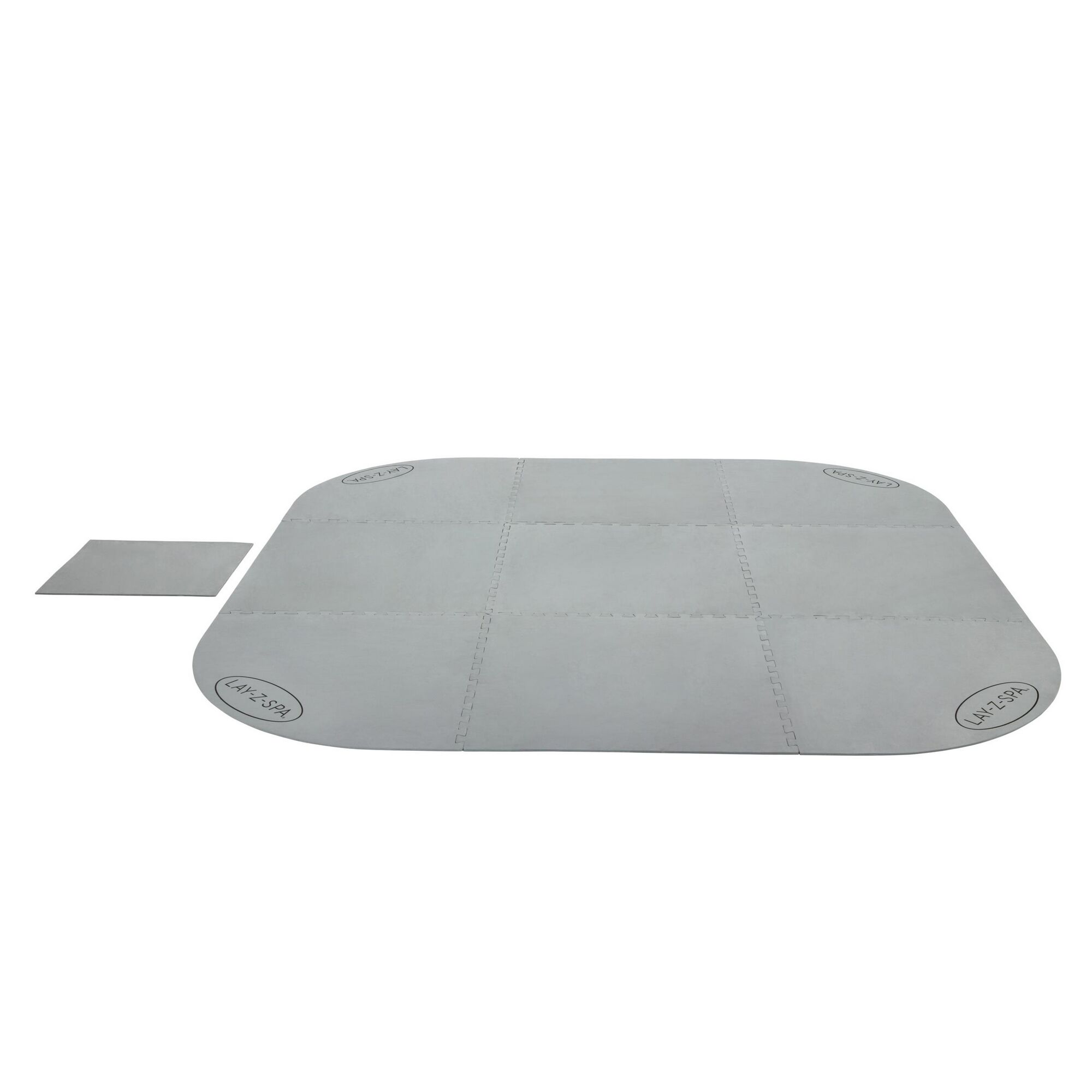 Graue Bodenfliesen für Lay-Z-Spa