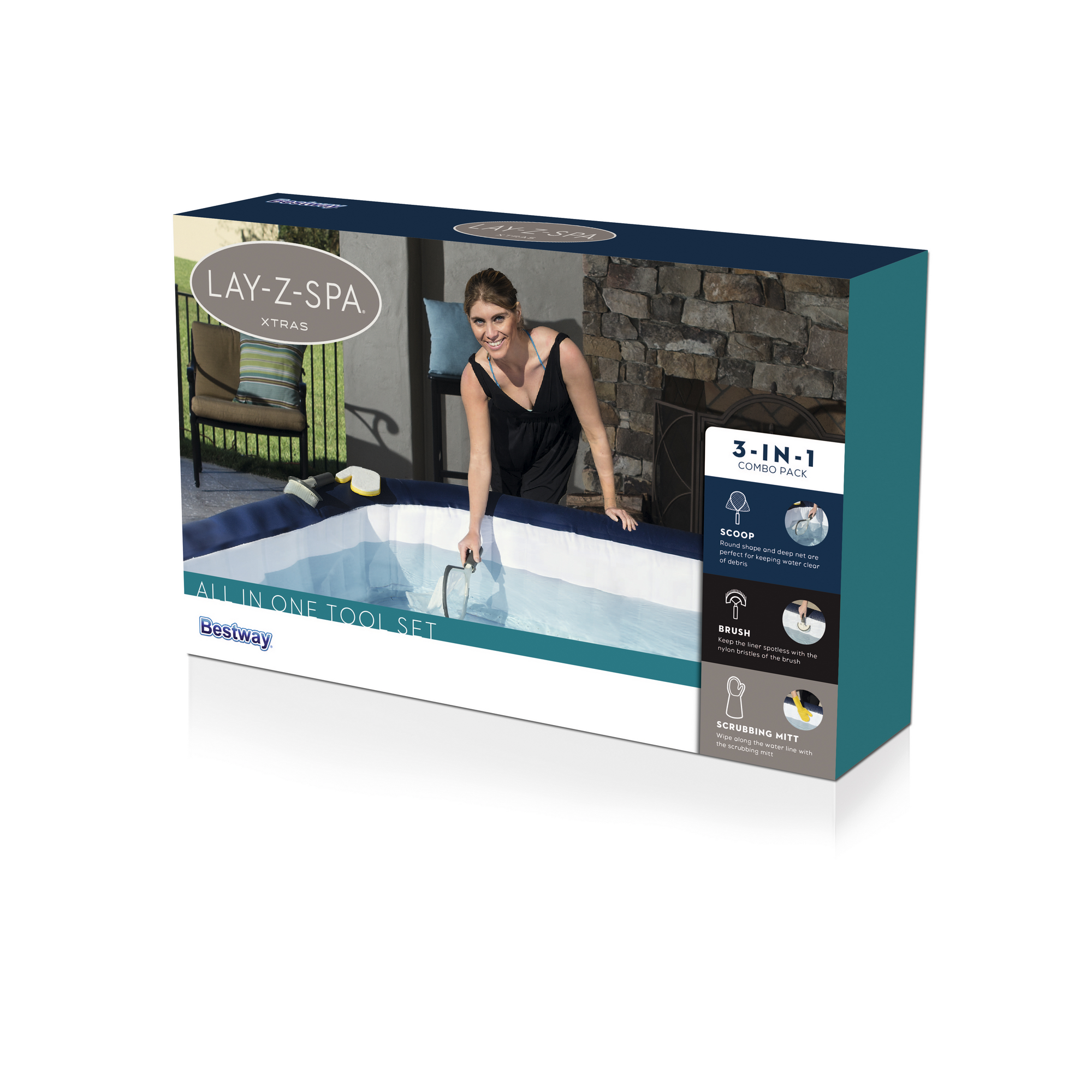 Reinignungs-Set 'Lay-Z-Spa' All in One, 3 Teilig + product picture