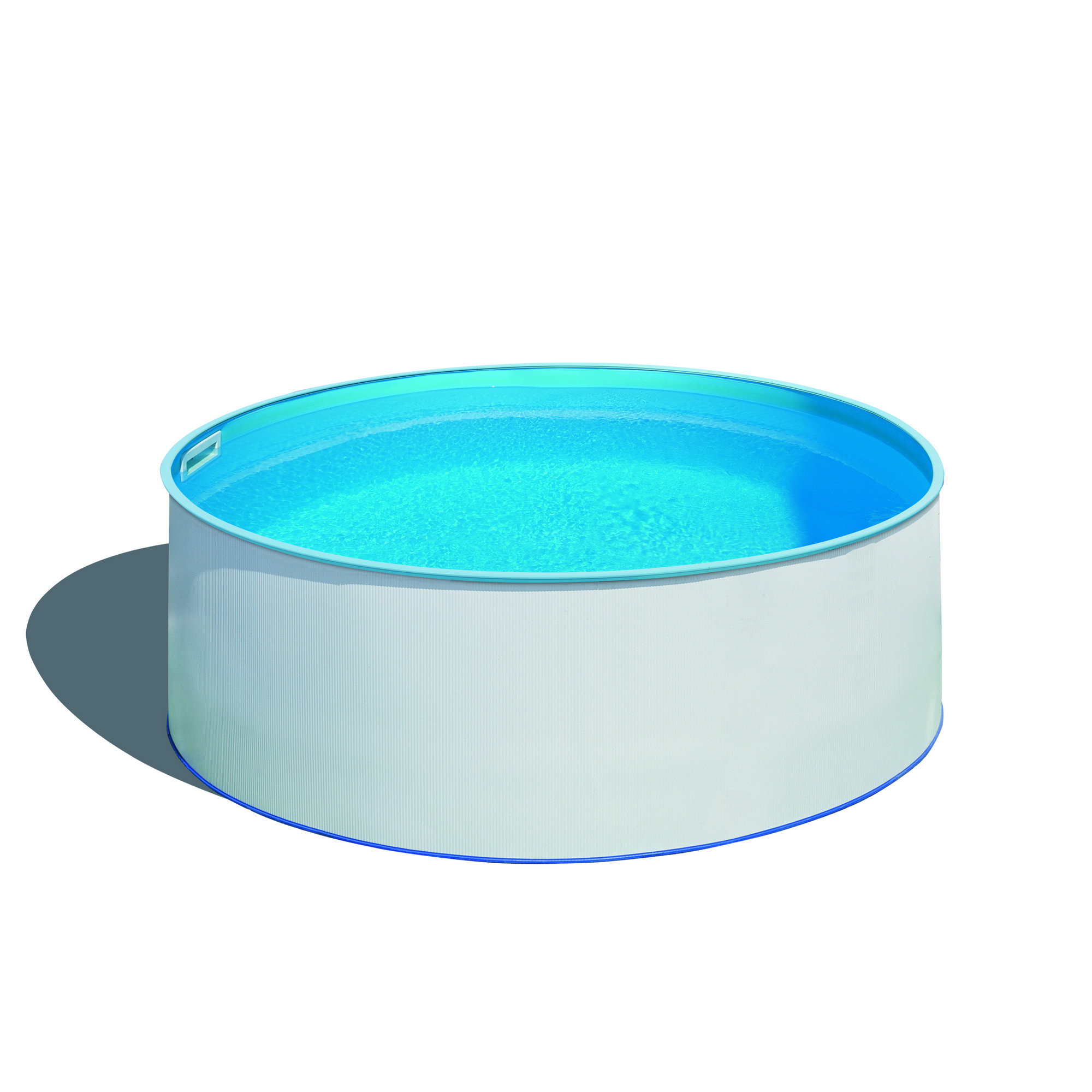 Einbaupool-Set 'Holly' blau/weiß rund Ø 420 x 150 cm + product picture