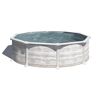Aufstellpool mit Holzoptik