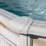 Detailansicht der Pool-Ecke eines Aufstellpools
