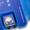 Blaue Salzelektrolyse-Pumpe mit Bedienfeld