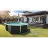 Composite Pool-Set 'Avantgarde' 386 x 154 x 664 cm mit Sandfilter und Trittleiter