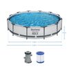 Bestway Steel Pro Max Pool mit Filterpumpe