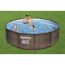Familie im Bestway Steel Pro Max Pool