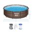 Bestway Steel Pro Max Pool-Set mit Pumpe, Filter und Leiter