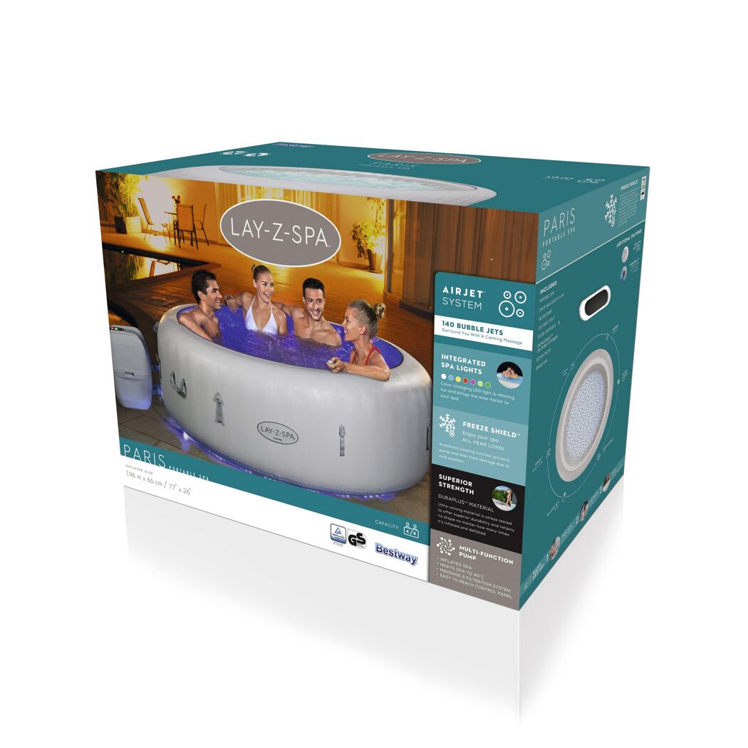 Lay-Z-Spa Paris im Karton