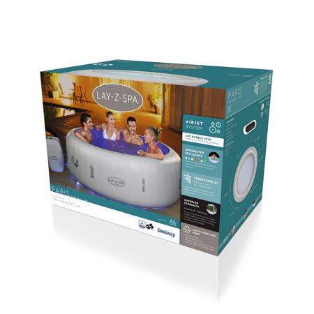3. Bild von Whirlpool 'Lay-Z-Spa™ Paris AirJet' weiß Ø 196 x 66 cm