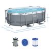 Bestway Power Steel Pool mit Filterpumpe