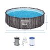 Bestway Steel Pro Max Pool mit Filterpumpe und Leiter