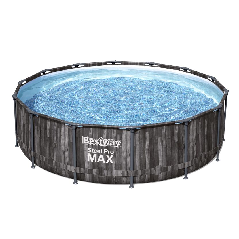 Bestway Steel Pro Max Pool gefüllt mit Wasser