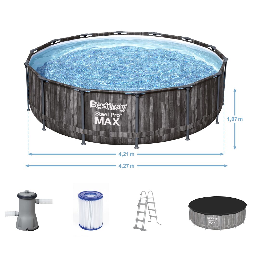 Bestway Steel Pro Max Pool-Set mit Zubehör