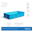 Verkleinertes Bild von Aufstellpool 'Steel Pro' blau rechteckig 300 x 201 x 66 cm