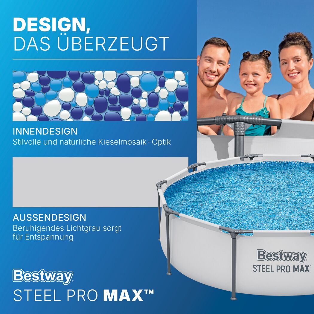 Frame-Pool 'Steel Pro Max' Ø 305 x 76 cm