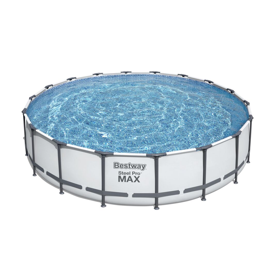 Bestway Steel Pro MAX Pool gefüllt mit Wasser