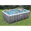 Familie im Bestway Power Steel Pool