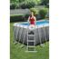 Frame-Pool-Set 'Power Steel' 412 x 201 x 122 cm mit Sicherheitsleiter und Kartuschenfilter