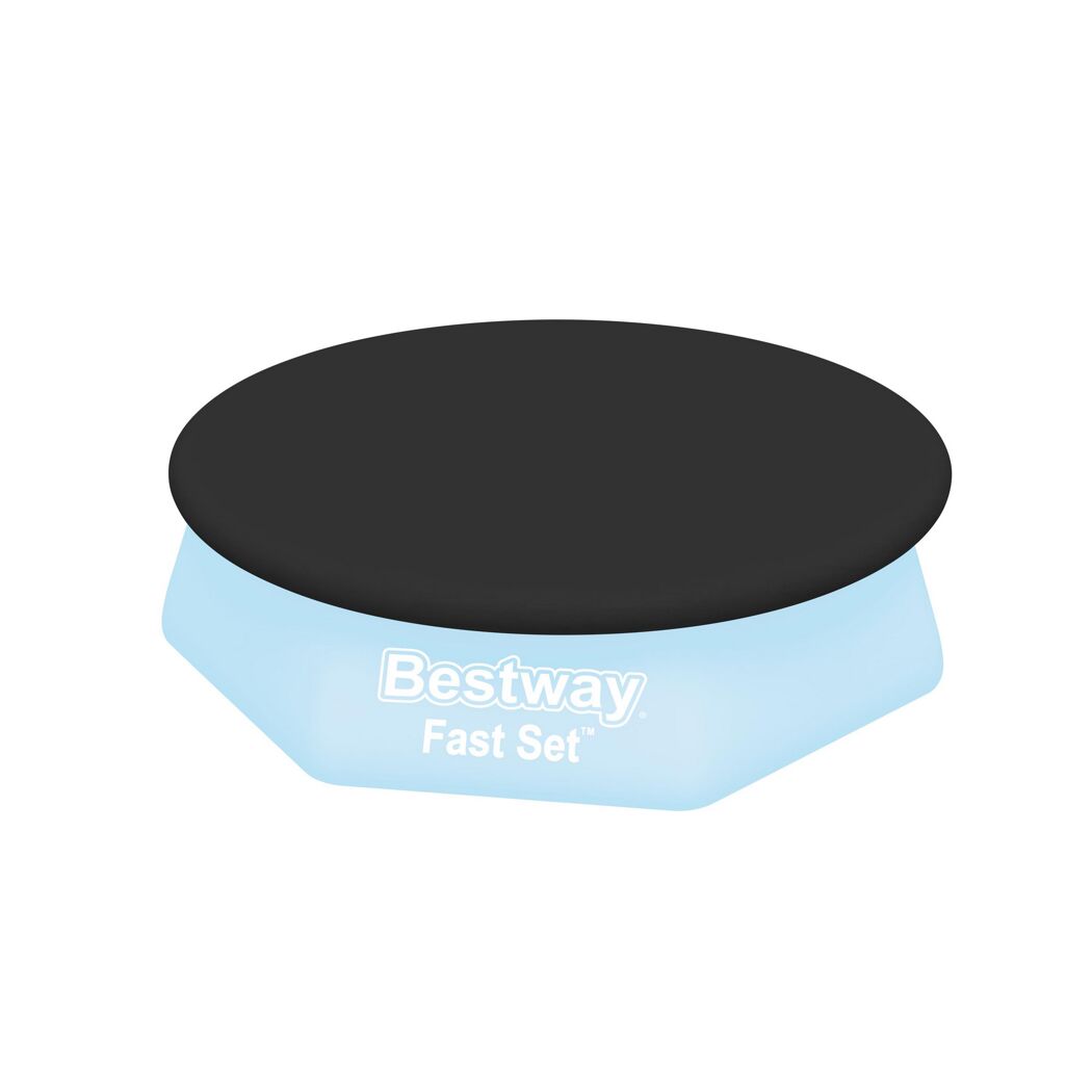 Schwarze Poolabdeckung für Bestway Fast Set Pool