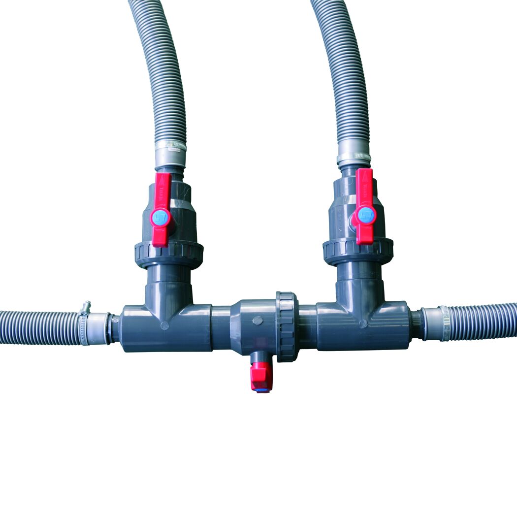 Bypass-Set für Wärmepumpen mit Ventilen