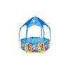Bestway Planschbecken mit Dach und Unterwasserwelt-Motiv