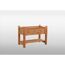 Hochbeet aus Holz mit Ablage