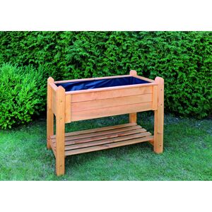 Hochbeet honigbraun 114 x 84,5 x 60 cm
