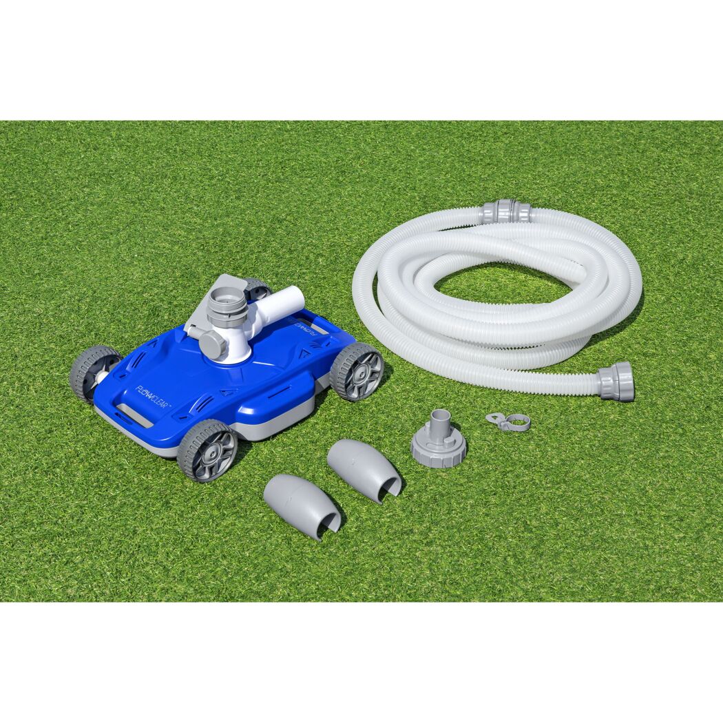 Poolreinigungsroboter mit Schlauch und Zubehör