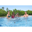 Verkleinertes Bild von Aufstellpool 'Power Steel™ Swim Vista Series™' Komplett-Set mit Sandfilteranlage cremegrau Steinwand-Optik oval 488 x 305 x 107 cm