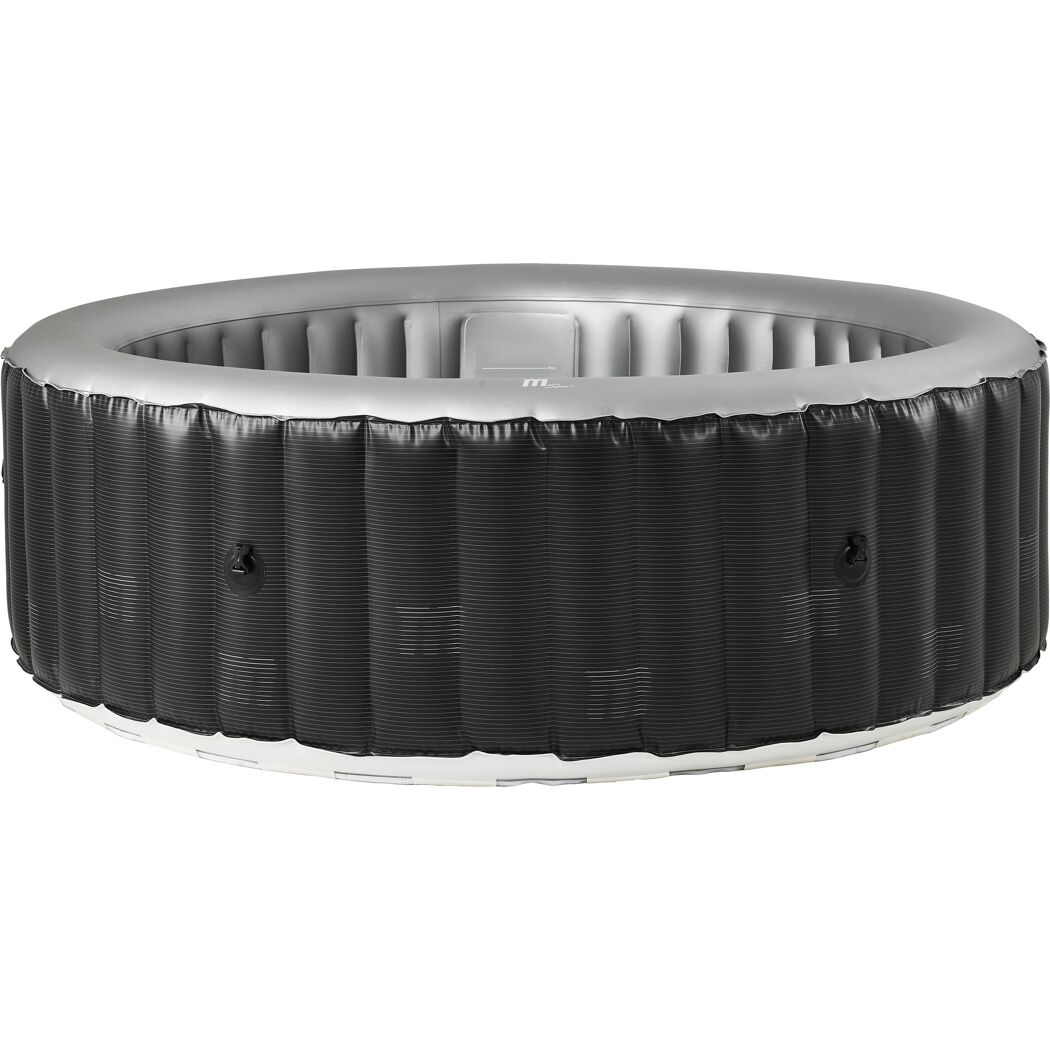 Aufblasbarer Whirlpool in schwarz-silber