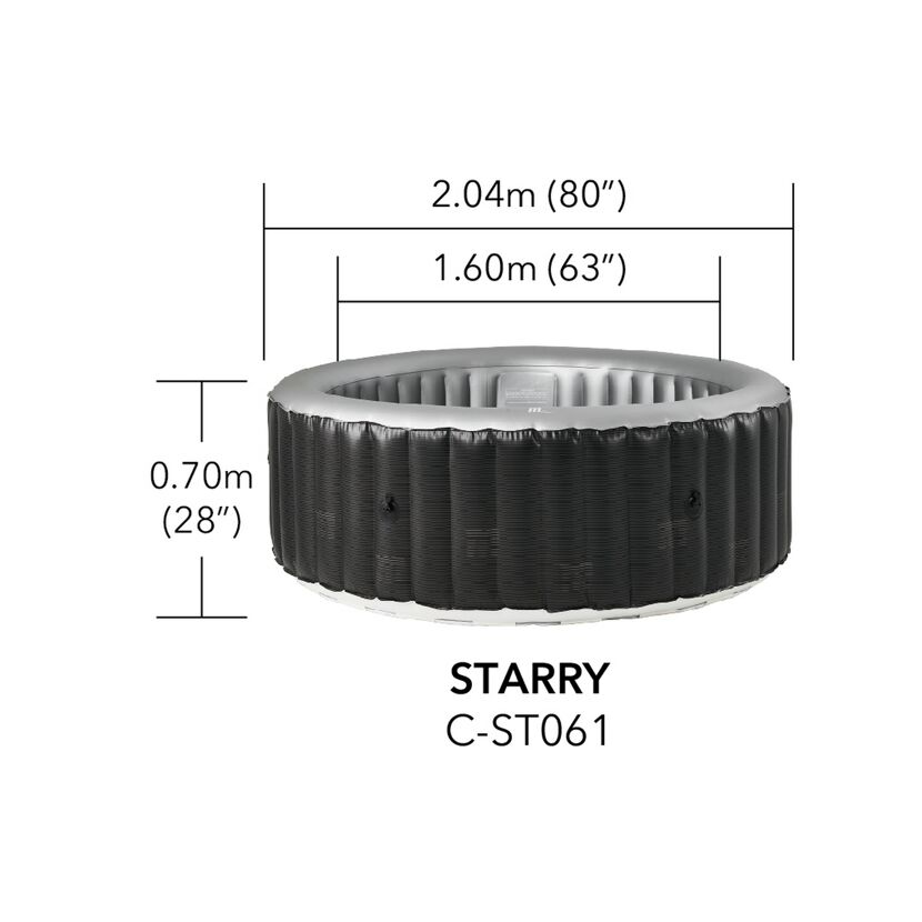 Aufblasbarer Whirlpool STARRY C-ST061