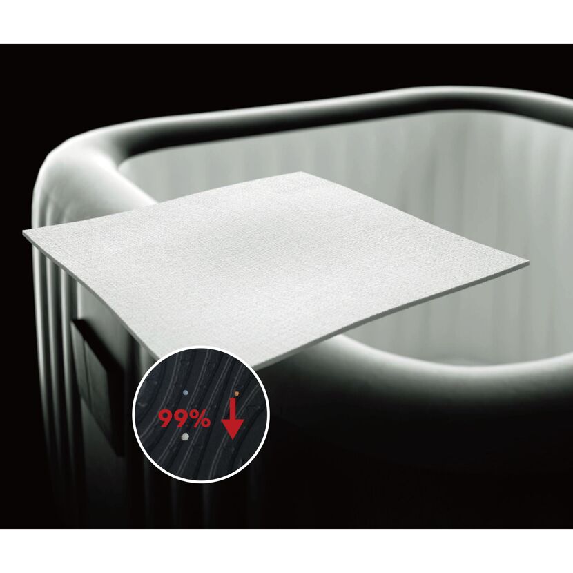 Whirlpool mit Abdeckung und 99 % weniger Bakterien