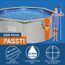 Bestway Stahlwandpool Hydrium mit Maßen