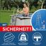 Poolleiter mit Kindersicherung
