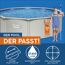 Bestway Stahlwandpool Hydrium mit Maßen