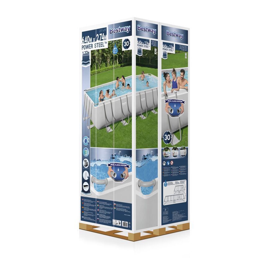 Bestway Power Steel Pool 6,40 x 2,74 x 1,32 m