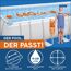Power Steel Pool mit Maßen