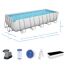 Bestway Power Steel Pool Set mit Zubehör.