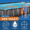 Power Steel Frame Pool mit Maßen