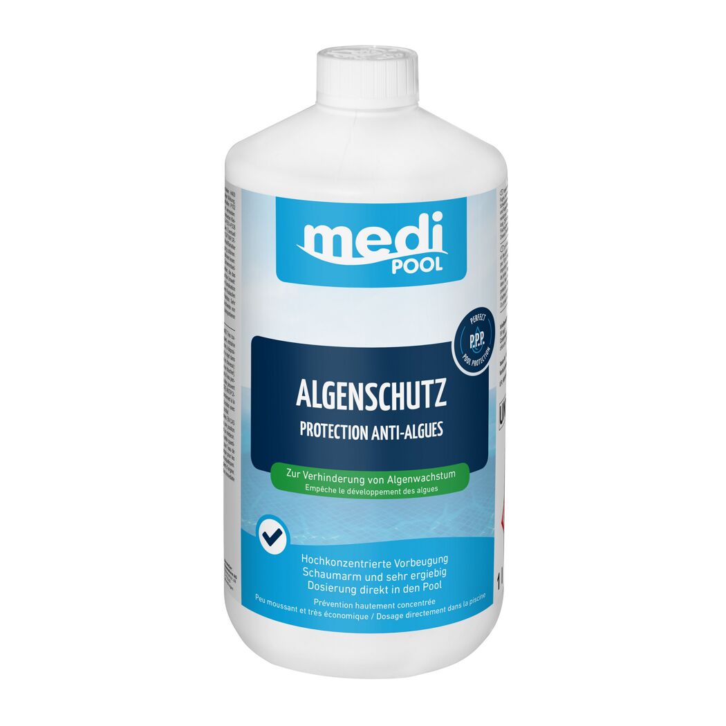 Medi Pool Algenschutz 1 Liter Flasche