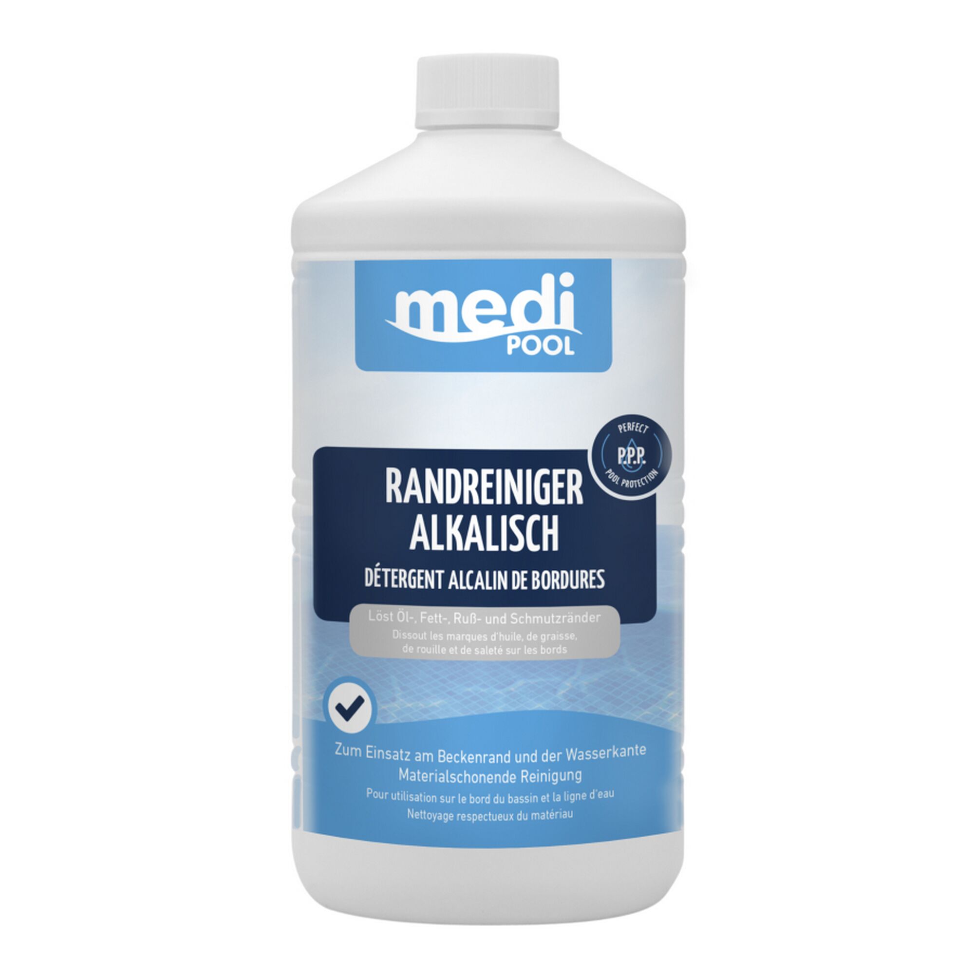 Medi Pool alkalischer Randreiniger, 1-Liter-Flasche
