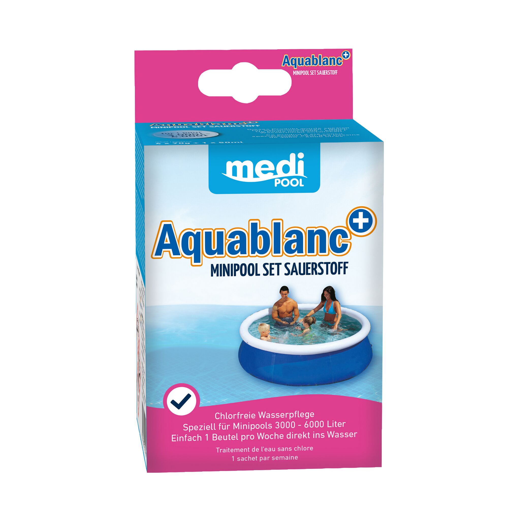 Aquablanc Minipool Set Sauerstoff für 3000-6000L