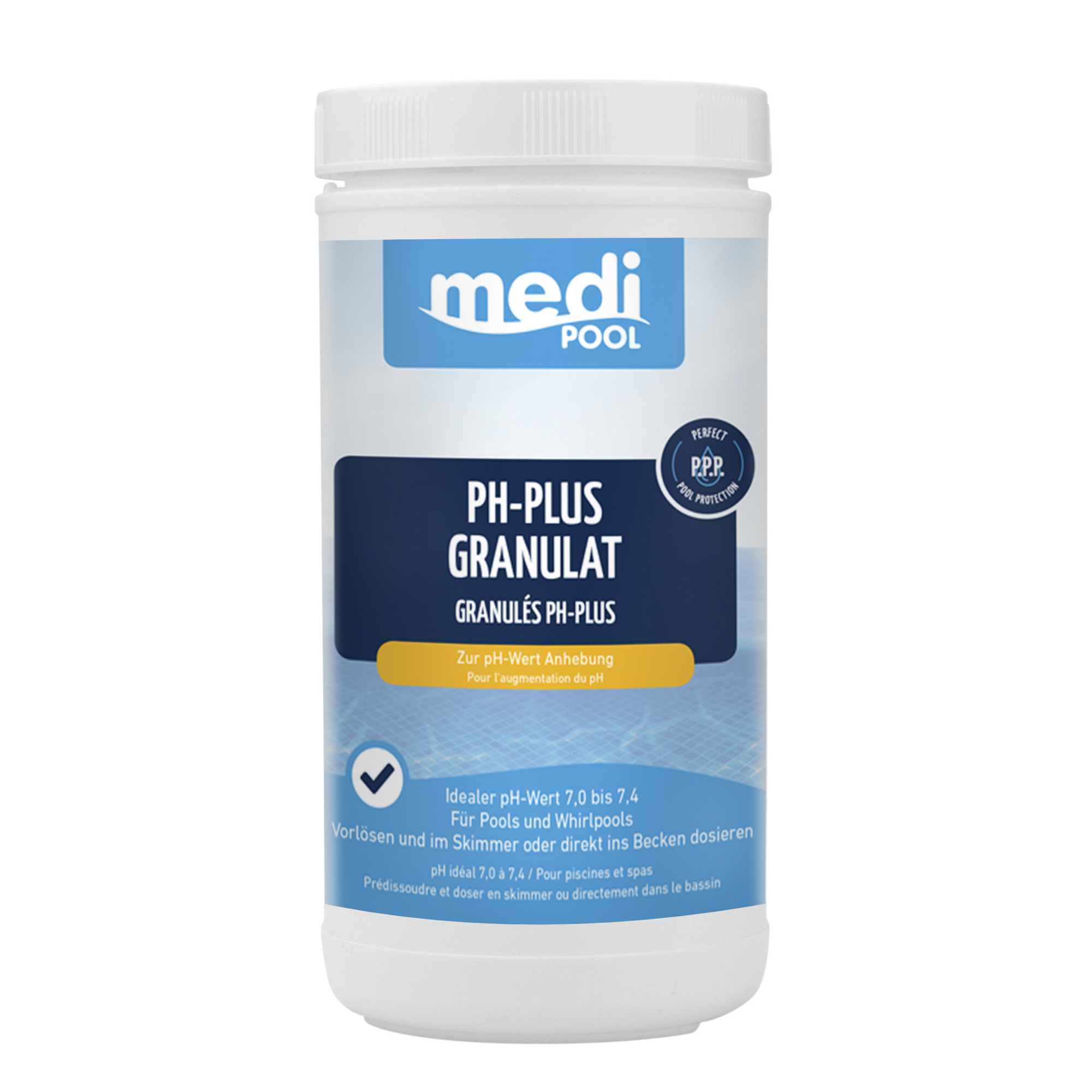 pH-Plus Granulat 1 kg, für die Poolpflege + product picture
