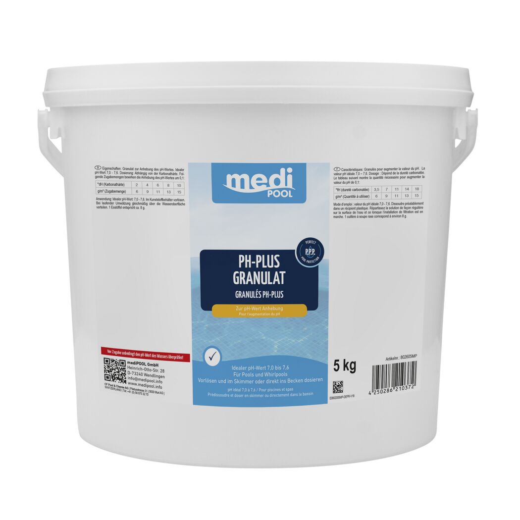 5 kg Medipool PH-Plus Granulat im Eimer