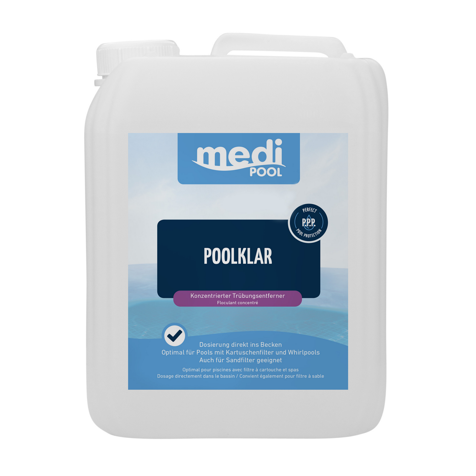 Poolklar-Konzentrat 5 Liter, für die Poolpflege + product picture