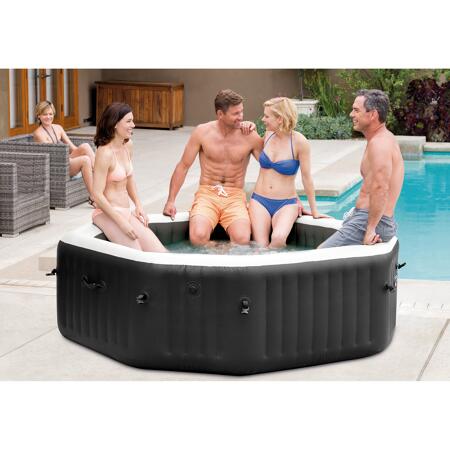 3. Bild von Whirlpool 'PureSpa™' Octagon Bubble Jet schwarz Ø 201 x 71 cm