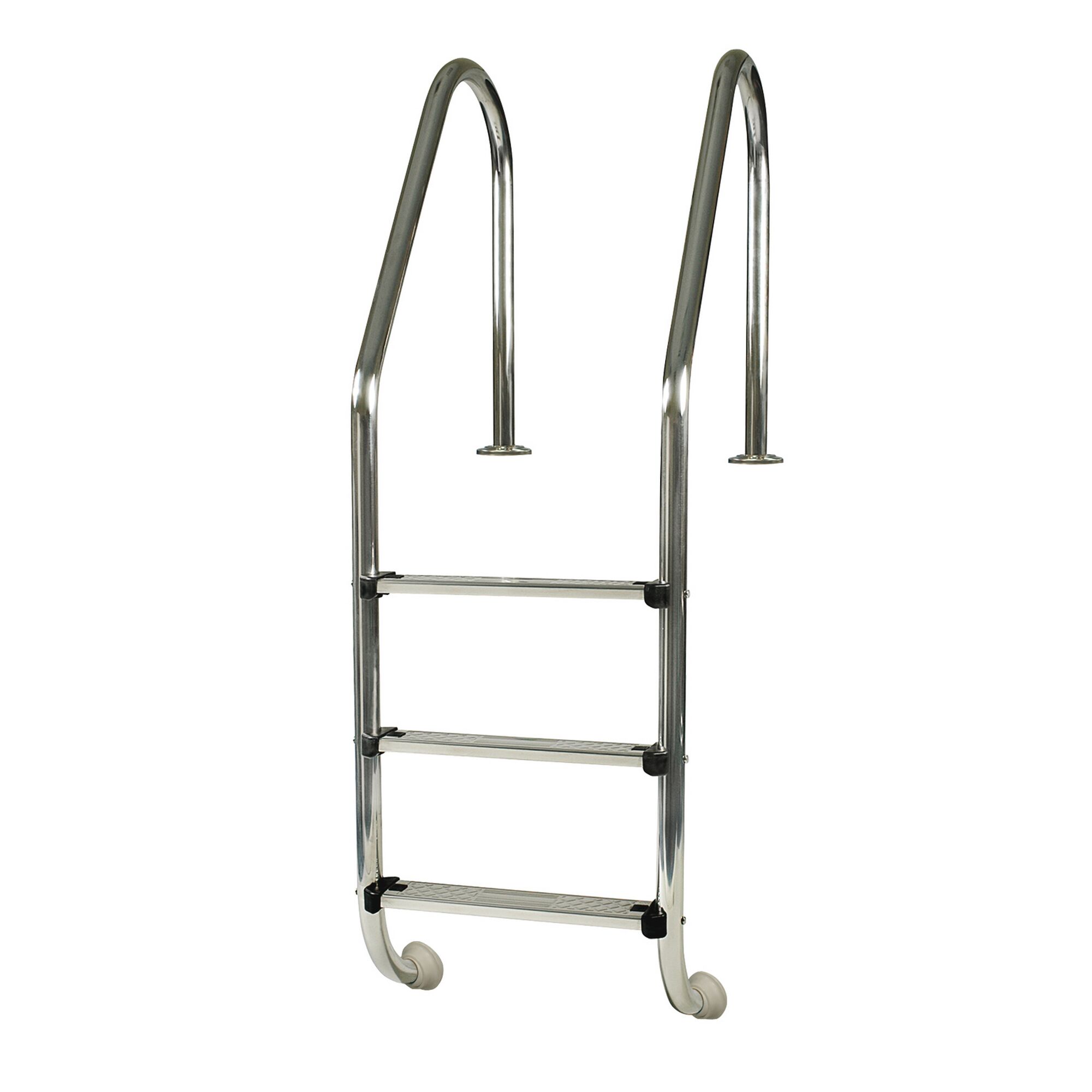 Poolleiter Edelstahl mit 3 Stufen