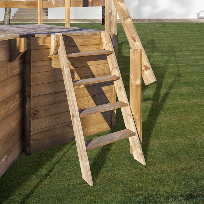 baumarkt garten freizeit pools poolzubehör poolzubehör holzplattform ...