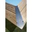 Holzpool mit Metalleck
